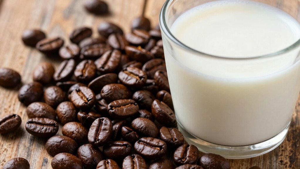beans cooked in milk