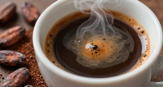 chocolate flavors in espresso