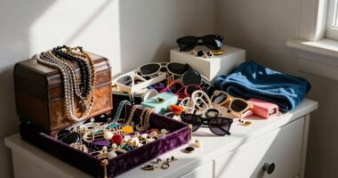 cluttered accessory storage issues
