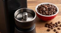 coffee bean grinding process