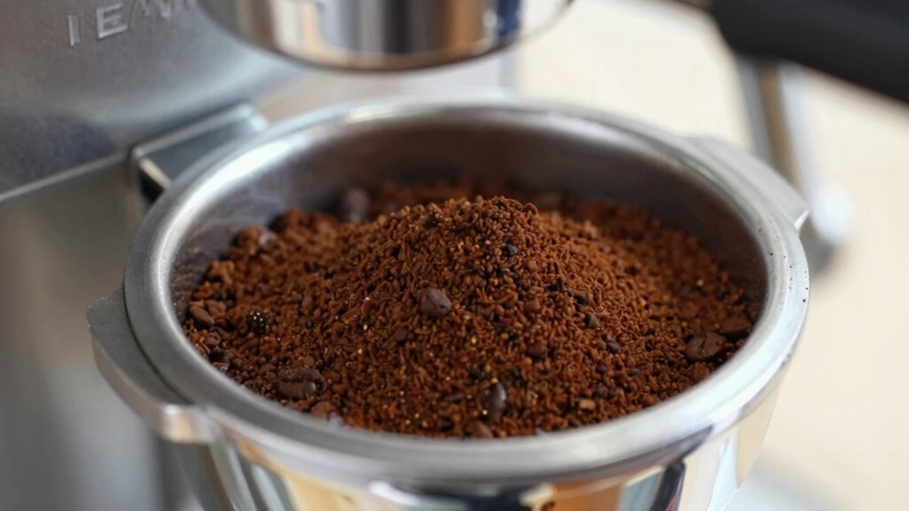 coffee density influences grind size