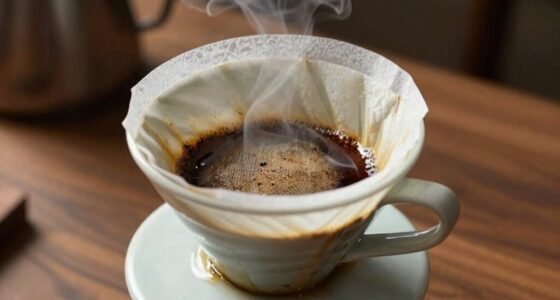 coffee filter hollow issue