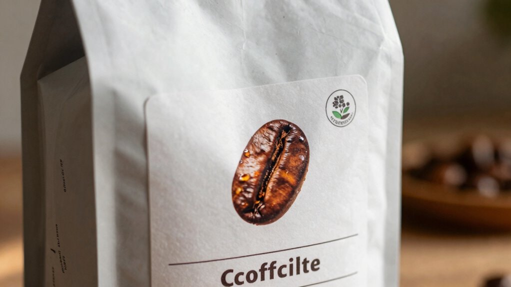 coffee label reveals flavor