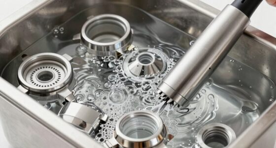 coffee part ultrasonic cleaning