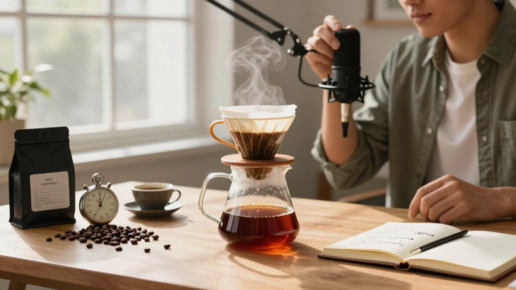 consistent coffee brewing routine