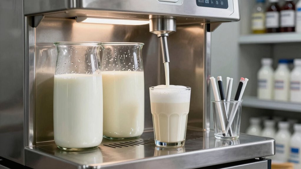 consistent sanitized milk production