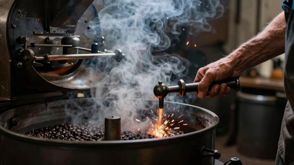 control smoke for flavorful coffee
