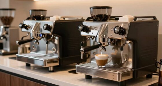 different machines for drinks