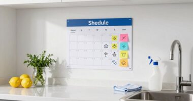 effective organized cleaning plan