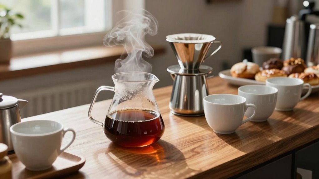 efficient clean coffee service