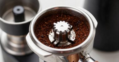 espresso grinder cleaning accessibility