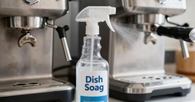 harsh cleaning damages coffee equipment