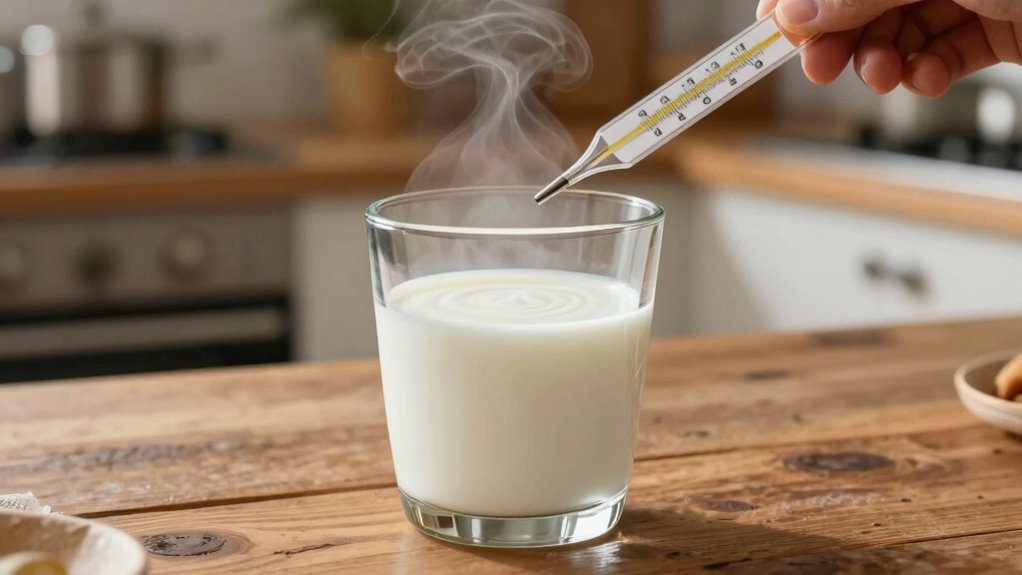 heat diminishes milk sweetness