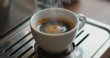 heat transfer enhances espresso