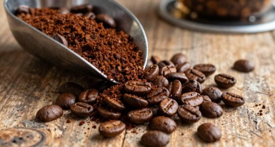 identify uneven coffee grounds