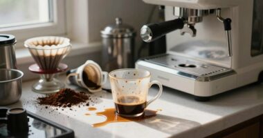 incorrect coffee station setup