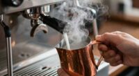 latte steam power test