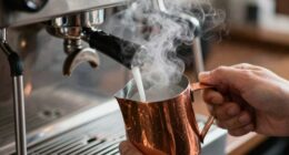 latte steam power test