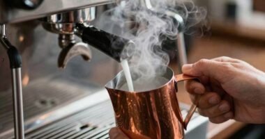 latte steam power test