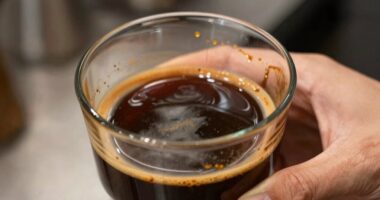 lingering flavor indicates extraction