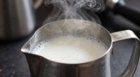 milk texture fails to foam