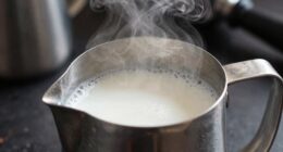 milk texture fails to foam