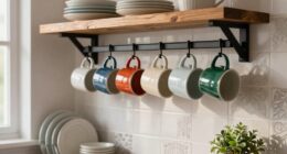 organize mugs first carefully