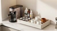 organized appliance storage enhances cleanliness