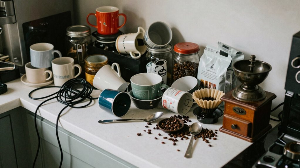 organized coffee storage system