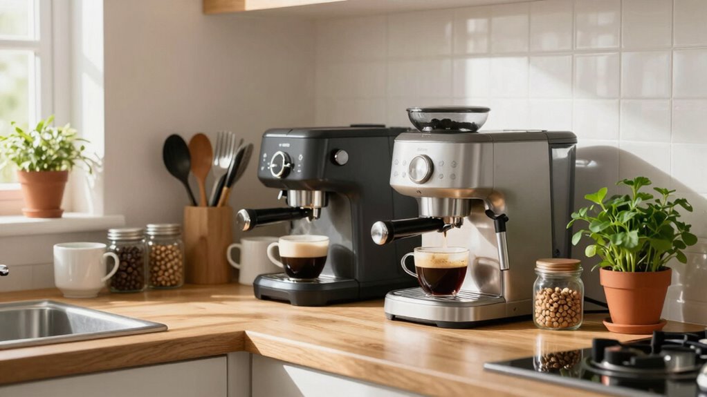 organized mindful coffee routine