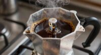 overbrewed coffee bitterness buildup