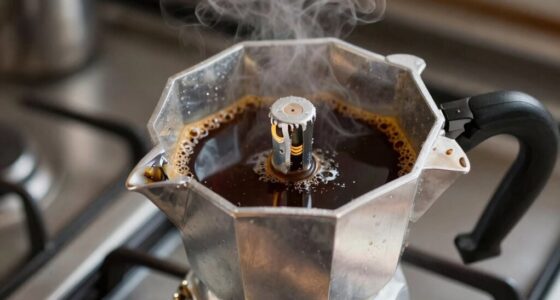 overbrewed coffee bitterness buildup