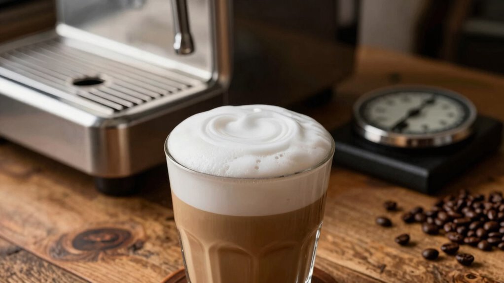 perfect milk based espresso extraction