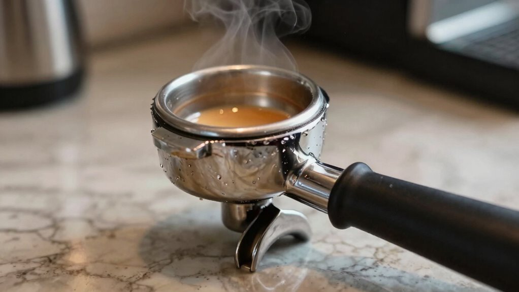 portafilter temperature impacts extraction