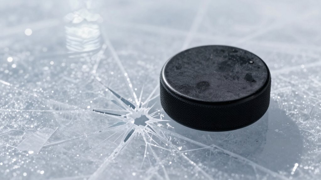 puck cracks from wear