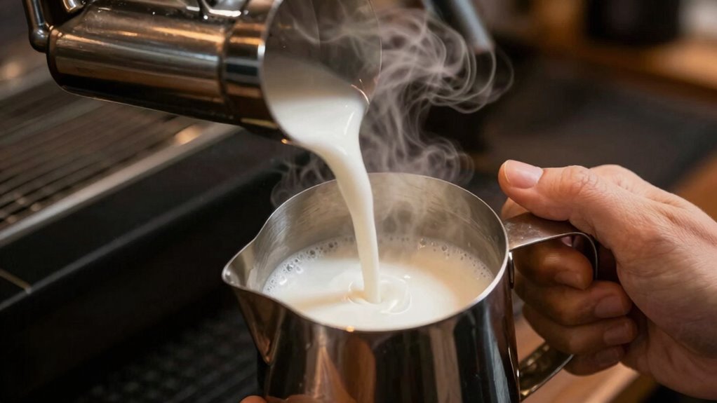small milk frothing precision techniques