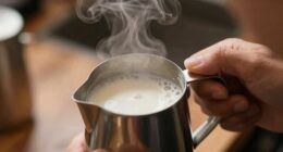 steam small milk quantities