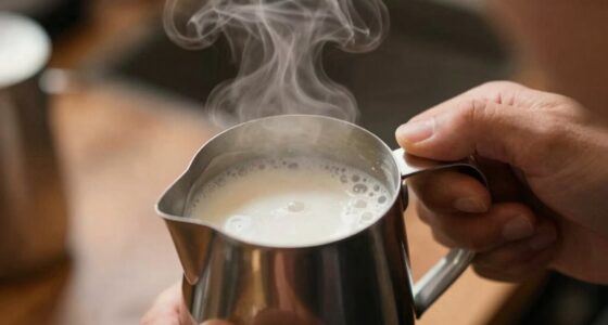 steam small milk quantities