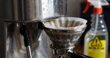 using harsh cleaning chemicals