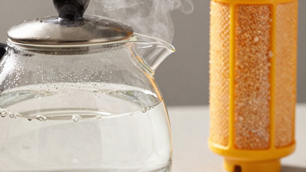 water hardness determines descaling frequency