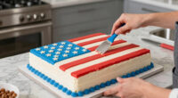 Martha Stewart Serves Huge American Flag Cake with 250 Pieces for Founding Father-Themed Party