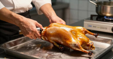 Why Chefs Inflate Peking Ducks