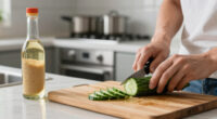 Cucumber Salad With Sesame And Rice Vinegar