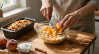 Peach Cobbler Loaf