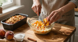 Peach Cobbler Loaf