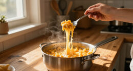 The Secret To The Perfect Mac & Cheese Pull