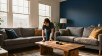 A Dark And Dated Living Room Gets A Dramatic Designer Makeover