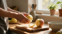 Eating Fruit Skins