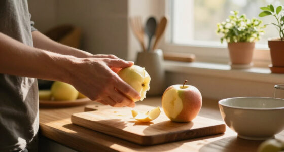 Eating Fruit Skins