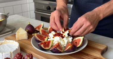 Fichi Con Caprino E ’Nduja, Antipasto Facile E Veloce
